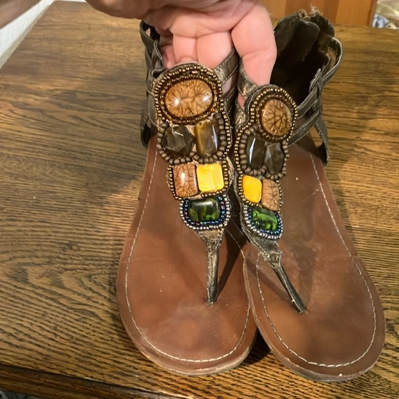 Decree 8.5 sandal with real stones bohemian heaven - Picture 1 of 10